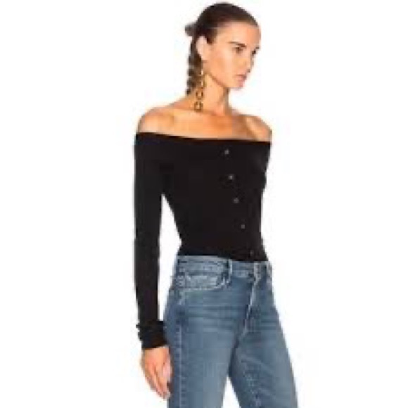 NWT Frame off shoulder knit cardigan - Picture 4 of 9